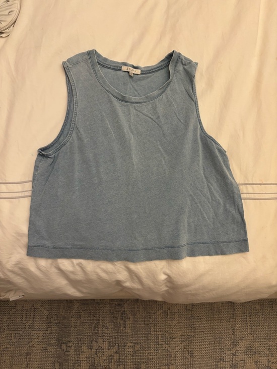 Z Supply Tops - Z Supply Chambray Cropped Tank